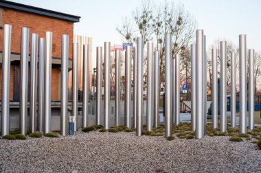 Polonya 'nın Bialystok kentindeki Sibirya Hafıza Müzesi: Bialystok, Polonya - Mart 2022