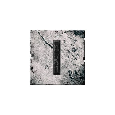 Birinci mektup. Taş bloklarda alfabe. Beyaz arka planda izole edilmiş. Eğitim. Tasarım ögesi.