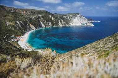 Petani Beach Kefalonia, Ionian Islands, Yunanistan.