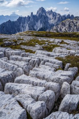 Dolomitler 'de Cadini di Misurina, İtalya, Avrupa.