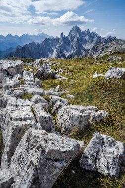 Dolomitler 'de Cadini di Misurina, İtalya, Avrupa.