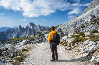 Dolomitler 'de Cadini di Misurina, İtalya, Avrupa