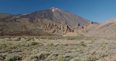 Tenerife, Teide Ulusal Parkı. İspanya. Güzel volkanik manzara. 