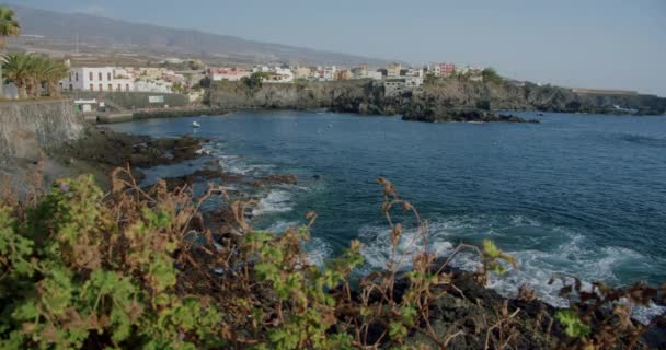 Alcalá Pequeño Puerto Pueblo Pesquero Situado Costa Sur Tenerife Islas — Vídeos de Stock