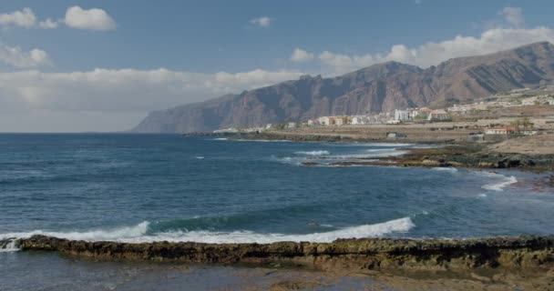 Puerto Santiago Tenerife Punta Blanca Punta Juanita Melhor Lugar Para — Vídeo de Stock