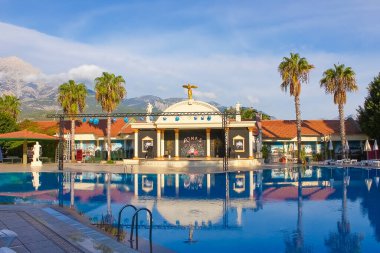 Tekirova, Antalya, Türkiye - 11 Mayıs 2021: Armas Kaplan Cenneti 5 yıldızlı