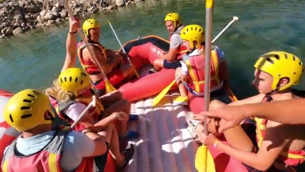 Koprulu Canyon Antalya Turecko Září 2021 Vodní Rafting Peřejích Řeky — Stock video