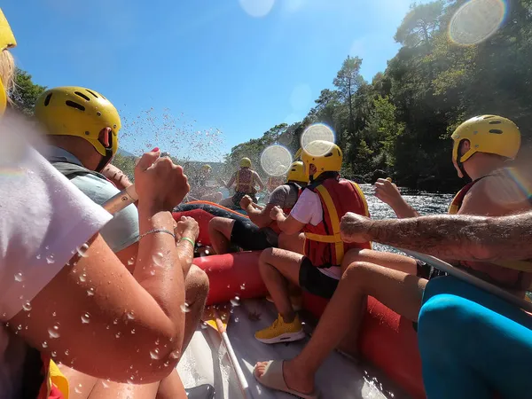 Water Rafting Rapids River Kopryuchay River Koprulu Canyon Turkey Kopryuchay — Stock Photo, Image