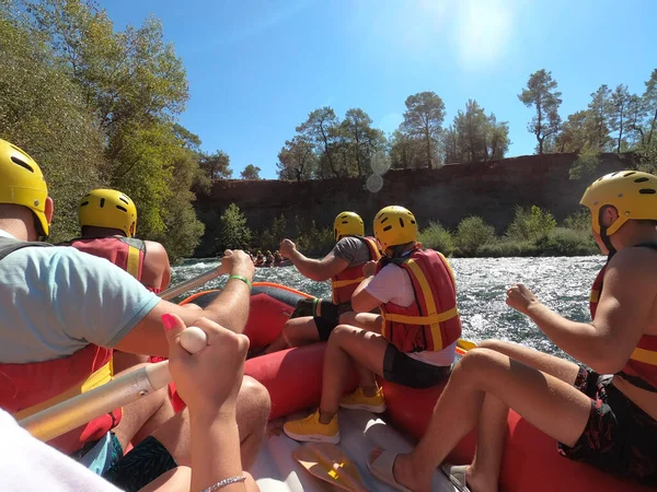 Water Rafting Rapids River Kopryuchay River Koprulu Canyon Turkey Kopryuchay — Stock Photo, Image