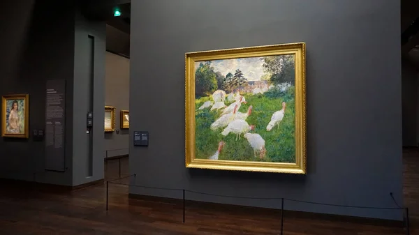 Paris France Грудня 2021 Painting Museum Orsay Розташований Колишньому Вокзалі — стокове фото