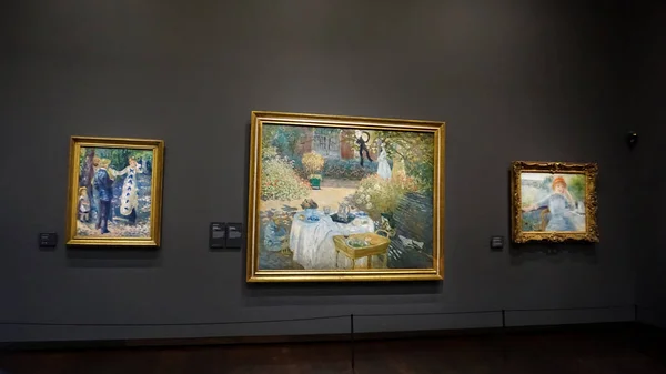 Paris France Грудня 2021 Painting Museum Orsay Розташований Колишньому Вокзалі — стокове фото