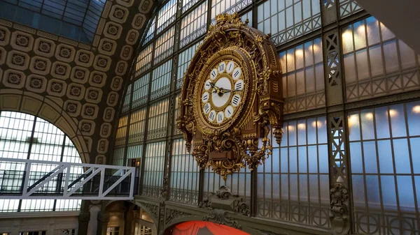 Paříž Francie Prosince 2021 Interiér Muzea Orsay Nachází Bývalém Gare — Stock fotografie