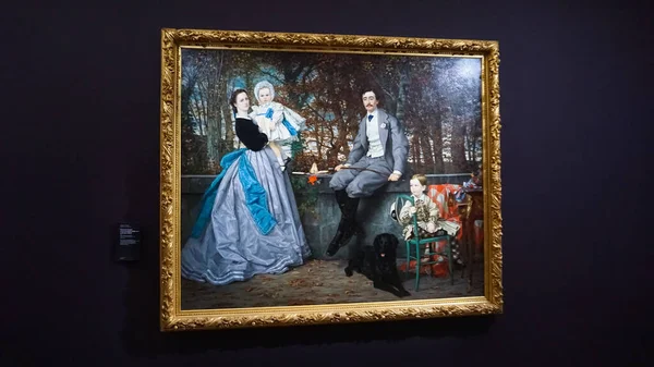 Paris France Грудня 2021 Painting Museum Orsay Розташований Колишньому Вокзалі — стокове фото