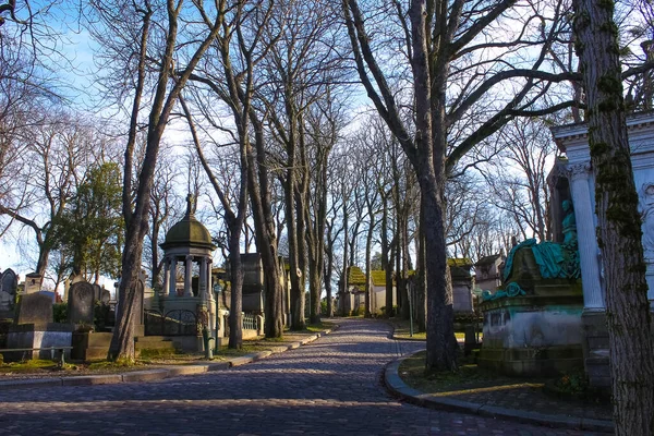 Groby Krypty Cmentarzu Pere Lachaise Cmentarz Ten Jest Miejscem Spoczynku — Zdjęcie stockowe