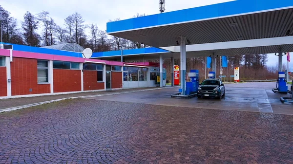 Dortmund Germany December 2021 Logo Aral Gas Station Dortmund Germany — Stock Photo, Image