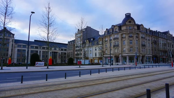 Luxemburgo Janeiro 2022 Vista Cidade Velha Luxemburgo Patrimônio Mundial Unesco — Fotografia de Stock