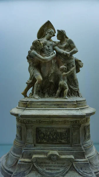 Fransa 'nın Colmar kentindeki Bartholdi Müzesinde heykel — Stok fotoğraf
