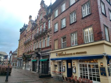 Aachen, Almanya - 03 Ocak 2022: Almanya 'nın Aachen kentindeki Masuto Restoranı