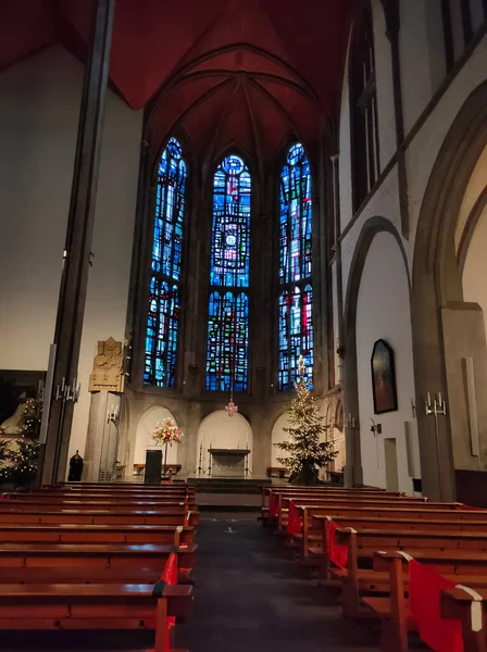 Aachen Deutschland Januar 2022 Foillan Ist Eine Der Ältesten Pfarrkirchen — Stockfoto