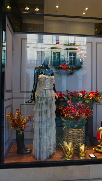 Paris Fransa Ocak 2022 Elisabetta Franchi Mağazası Lüks Moda Markası — Stok fotoğraf