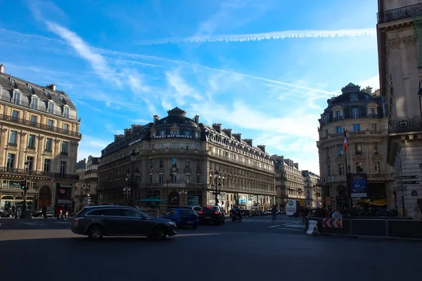 Paryż Francja Stycznia 2022 Widok Avenue Opera Avenue Opera Powstała — Zdjęcie stockowe