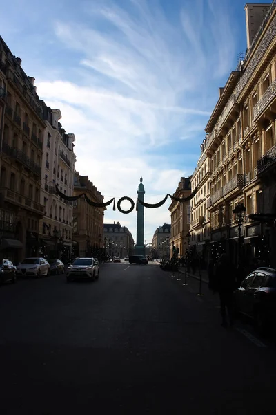Париж Франція Січня 2022 Площа Вендома Квадратна Площа Вендом Була — стокове фото