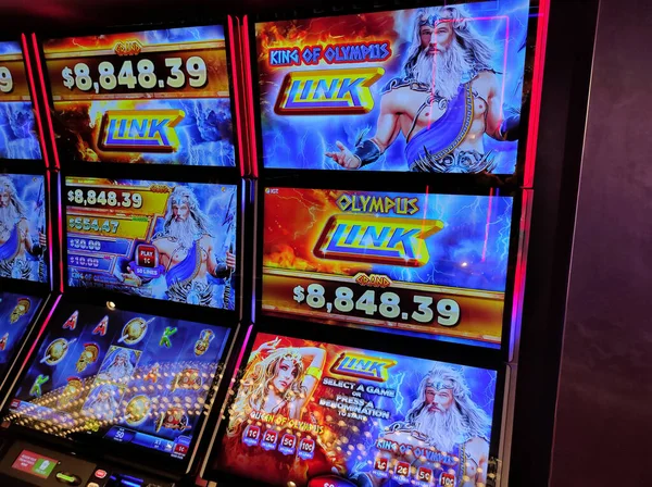 Miami Abril 2022 Interior Las Máquinas Tragamonedas Casino Juegos Azar —  Fotos de Stock