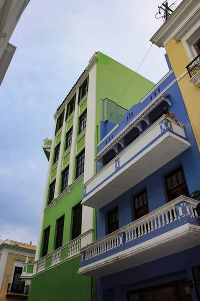 Bâtiment Coloré Dans Centre San Juan Puerto Rico — Photo