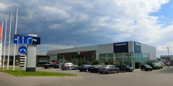 Ternopol Ucrania Mayo 2022 Vista Exterior Del Concesionario Volvo Ternopol —  Fotos de Stock