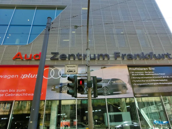 Frankfurt Main April 2022 Audi Autohaus Von Außen Gesehen — Stockfoto