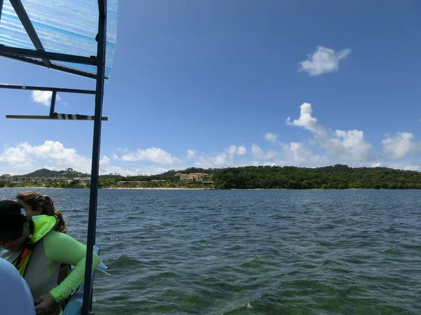 Roatan Honduras April 2022 Människorna Snorkling Vatten Och Fisketur Med — Stockfoto