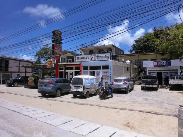 Roatan Honduras April 2022 Lokala Byggnader Den Karibiska Roatan Honduras — Stockfoto