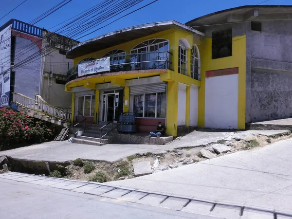 Roatan Honduras April 2022 Lokale Gebäude Auf Der Karibikinsel Roatan — Stockfoto