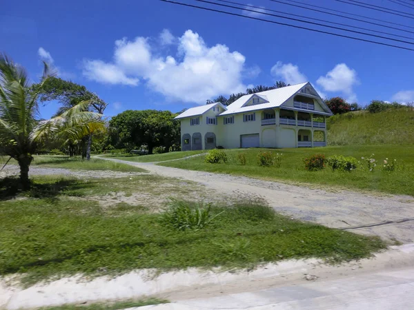 Roatan Honduras Dubna 2022 Místní Budovy Karibském Ostrově Roatan Severní — Stock fotografie