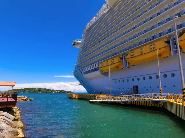 Coco Cay Bahamas April 2022 Symphony Seas Ist Das Größte — Stockfoto