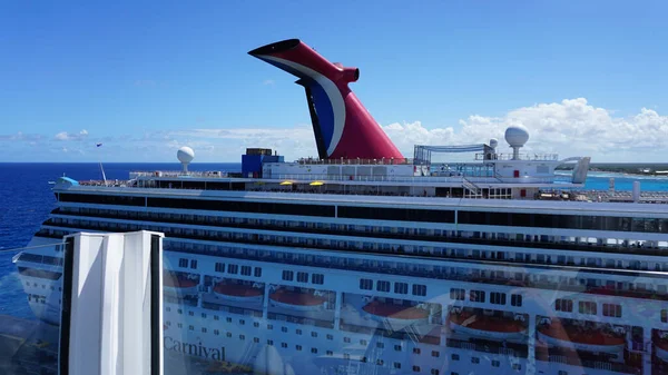 Cozumel Mexico Mei 2022 Carnaval Cruise Line Carnaval Valor Verankerd — Stockfoto