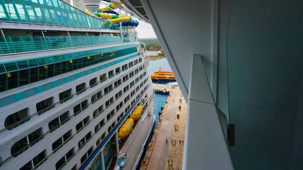 Кохель Мексика Мая 2022 Круизный Лайнер Royal Caribbean Cruise Line — стоковое фото