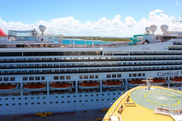 Cozumel México Mayo 2022 Carnival Cruise Line Carnival Valor Anclado — Foto de Stock