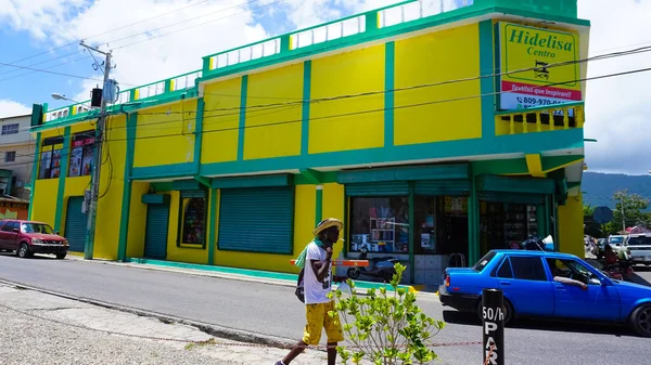 Puerto Plata Mai 2022 Bâtiments Colorés Dans Centre Puerto Plata — Photo