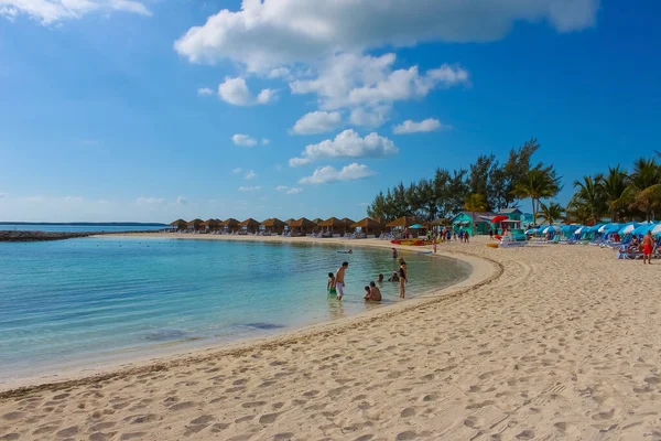 Coco Cay Bahamy Dubna 2022 Lidé Baví Ostrově Cococay Bahamách — Stock fotografie