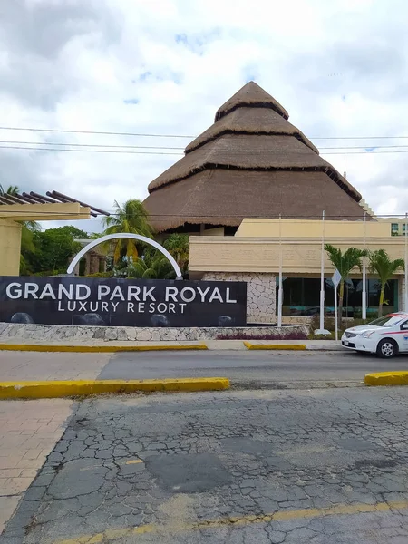 Cozumel México Mayo 2022 Vista Calle Del Complejo Grand Park —  Fotos de Stock
