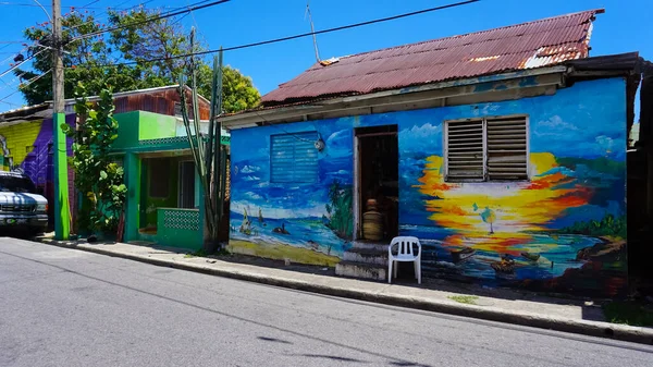 Puerto Plata May 2022 Colorful Buildings Center Puerto Plata Dominican — стокове фото