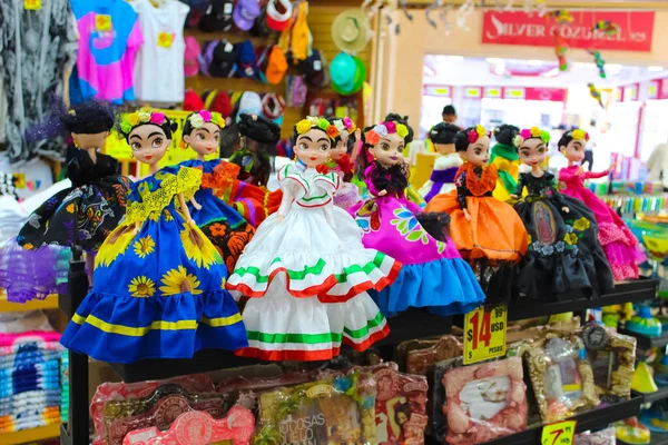 Cozumel Mexico Mei 2022 Lokale Handgemaakte Producten Straat Bij Cozumel — Stockfoto
