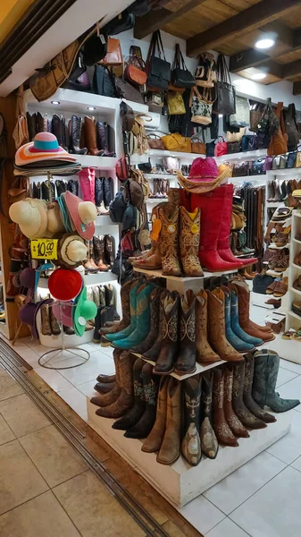 Cozumel Mexiko Mai 2022 Lokale Handgefertigte Produkte Beim Straßenhändler Cozumel — Stockfoto
