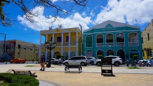 Puerto Plata Maj 2022 Den Vackra Central Park Centrum Staden — Stockfoto