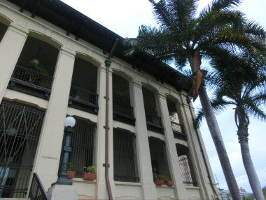 San Juan, Porto Riko - 08 Mayıs 2022: San Juan, Porto Riko 'daki Jose V. Toledo federal binası ve adliyesi, 08 Mayıs 2016