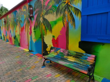 St Thomas, USVI - 4 Mayıs 2022: St Thomas, USVI 'deki Yacht Haven Grande marinasının görüntüsü.