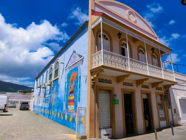 Puerto Plata May 2022 Colorful Buildings Center Puerto Plata Dominican — Stock Photo, Image
