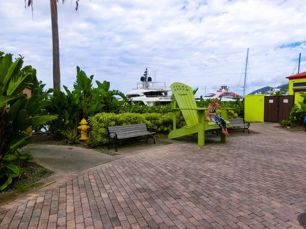 Thomas Usvi Maio 2022 Vista Marina Yacht Haven Grande Thomas — Fotografia de Stock