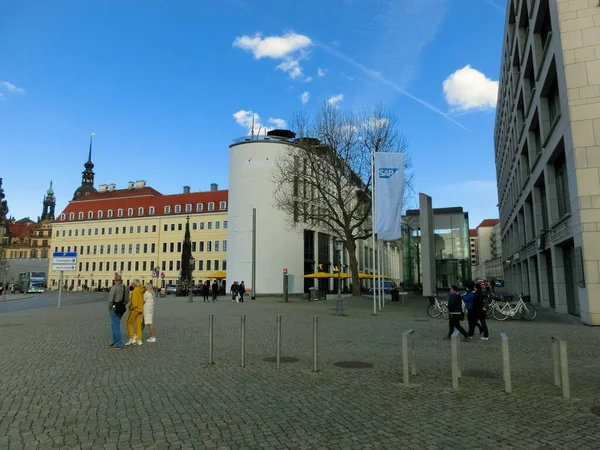 Дрезден Германия Апреля 2022 Года Дрезденский Замок Резиденция Ташенбергский Дворец — стоковое фото